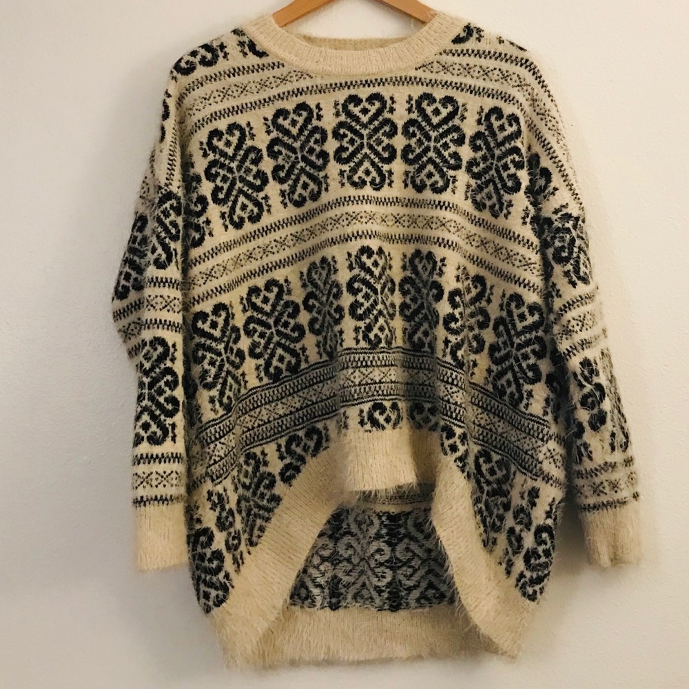 Warm fuzzy sweater